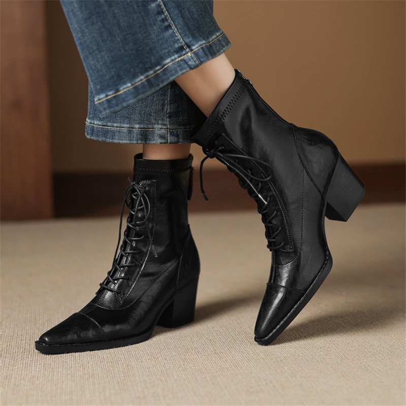 Chelsea Boots Suede - New Autumn/winter Women Boot Pointed Toe