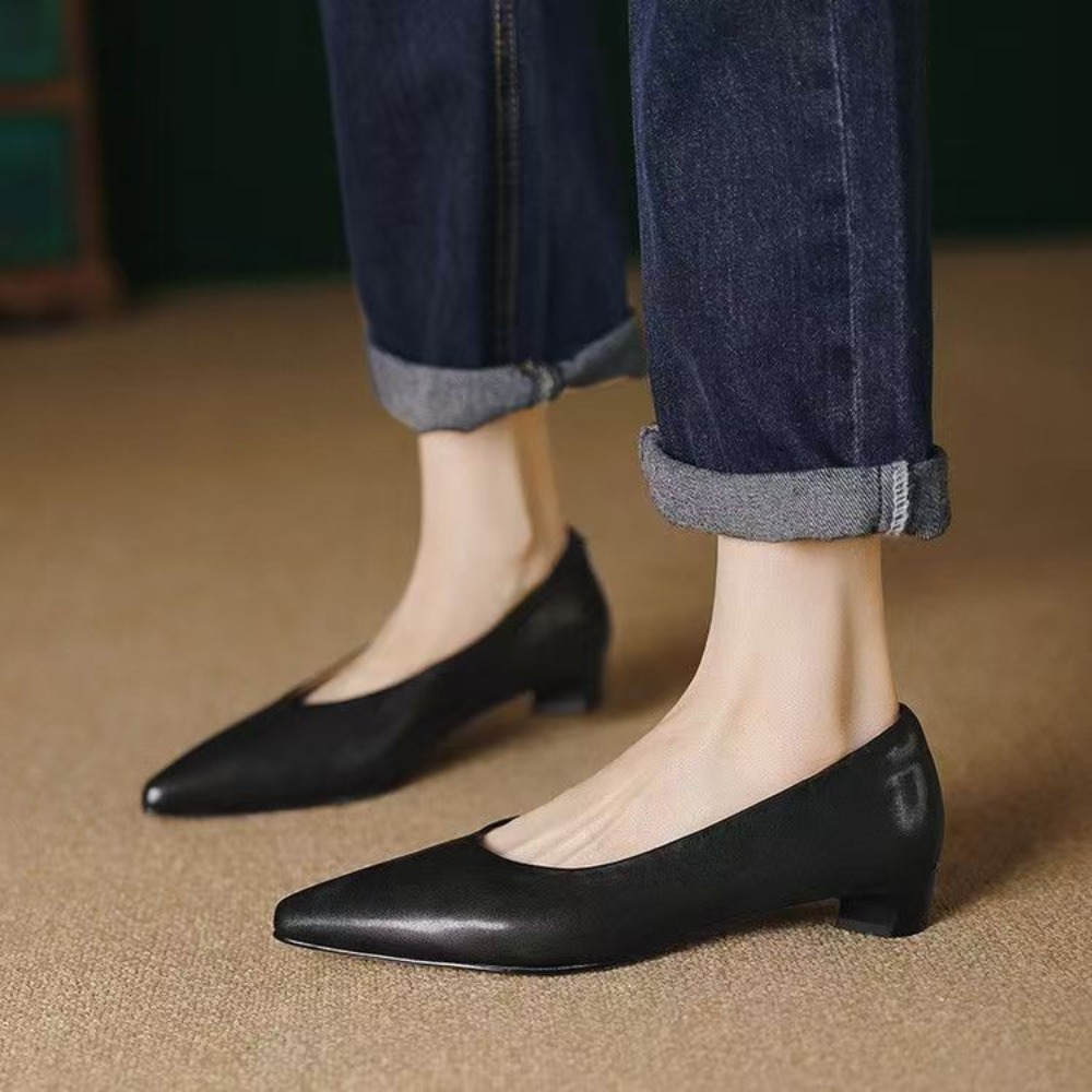 Dress Shoe Pointed - ​​2026 New Arrival Women's Low-Heel Pumps
