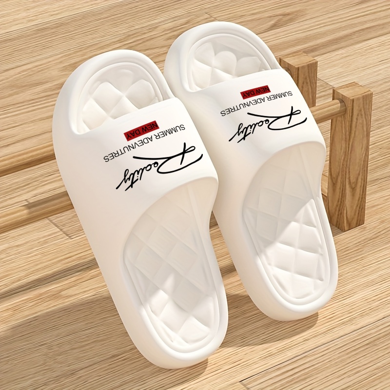 Men Shoes Style - Couples Slippers Women Men Soft Chunky