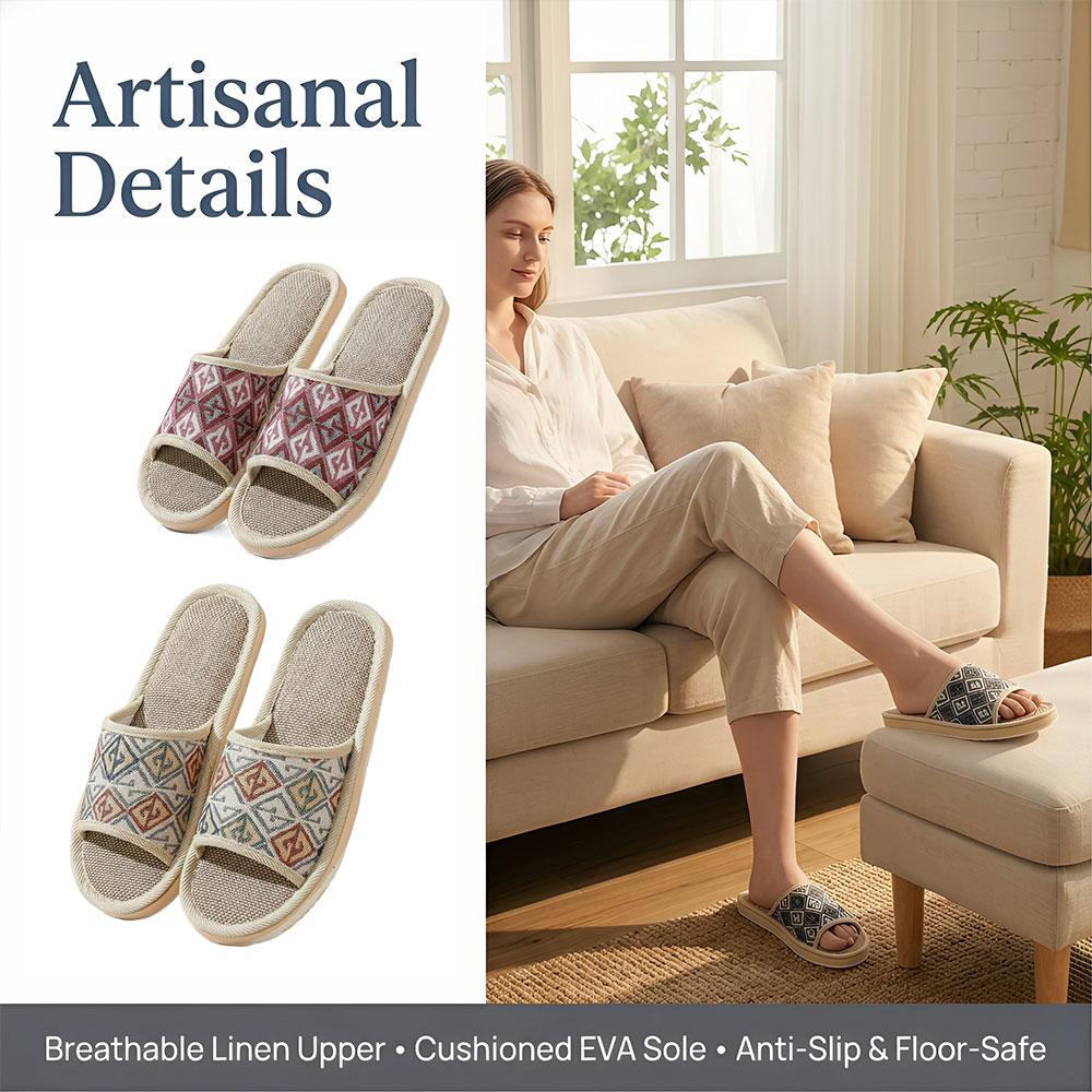 Four Seasons Linen Slippers Co - огляд і ціна Men Shoes Style