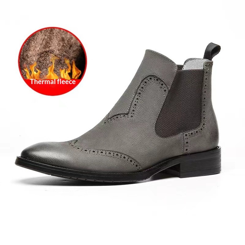 Fashion Grey Chelsea Boots Men - огляд і ціна Chelsea Boots Suede