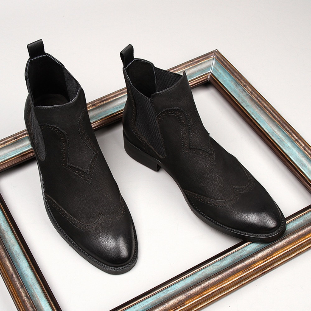 Fashion Grey Chelsea Boots Men - огляд і ціна Chelsea Boots Suede