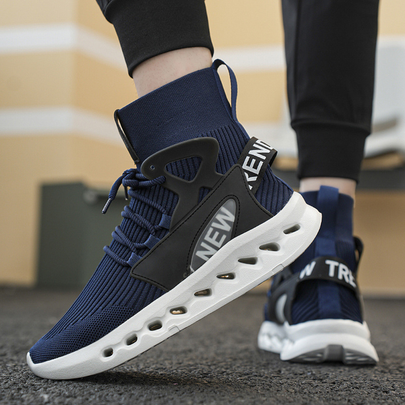 Trendy Men High Top Sock Shoes - огляд і ціна Men'S Shoes For Running