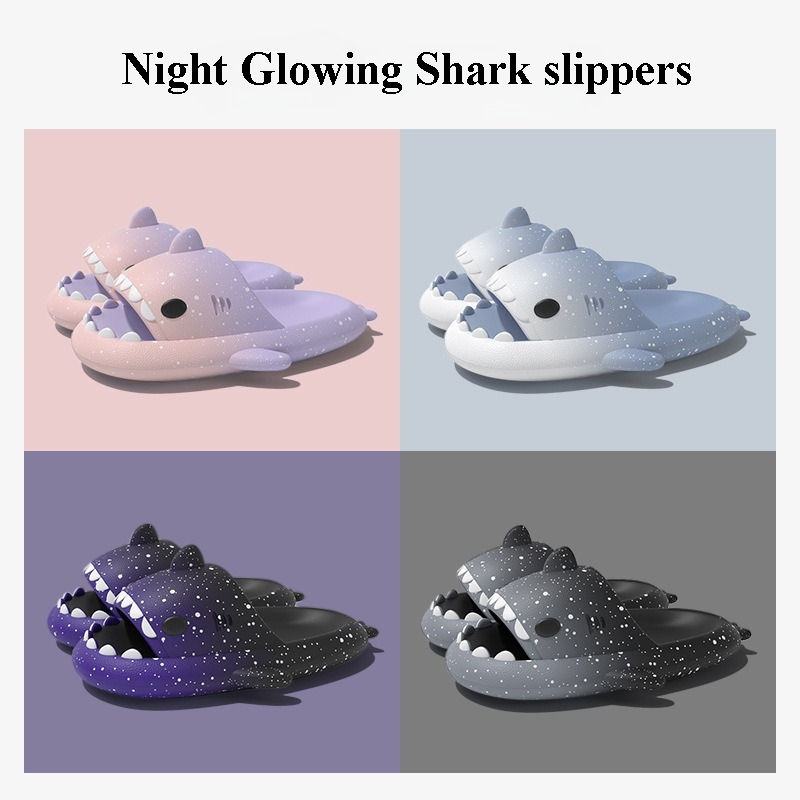 Cute Cartoon Shark Slippers Fo - огляд і ціна Men Shoes Style