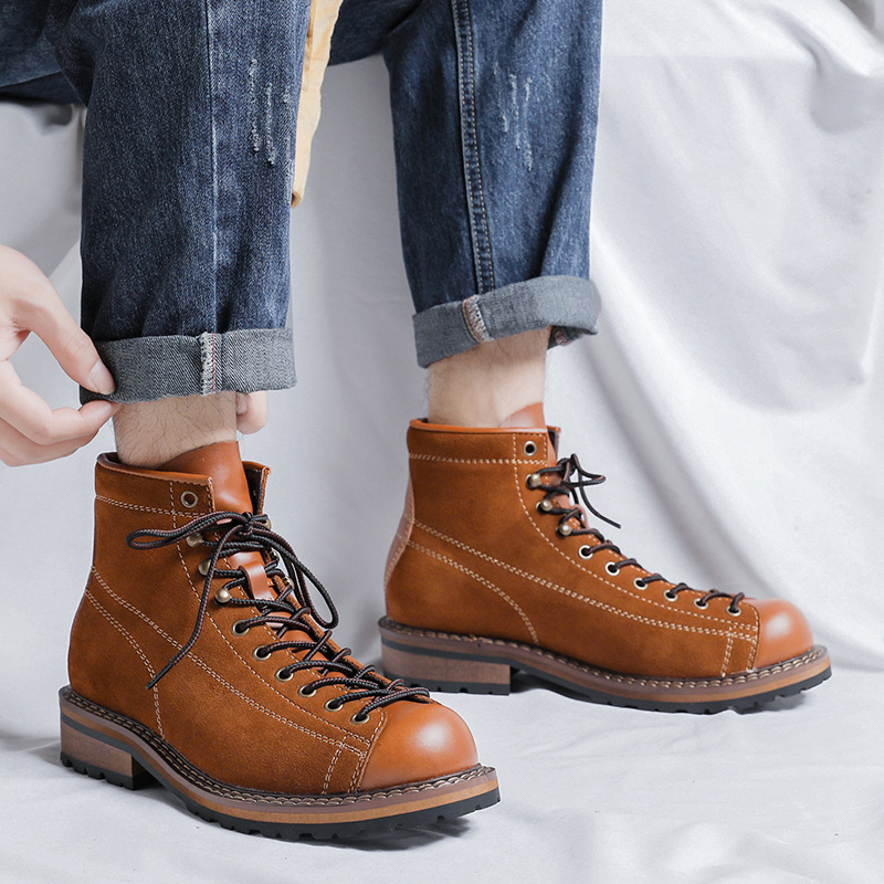 Hiking Shoes Men's Walking Boo - огляд і ціна Chelsea Boots Suede