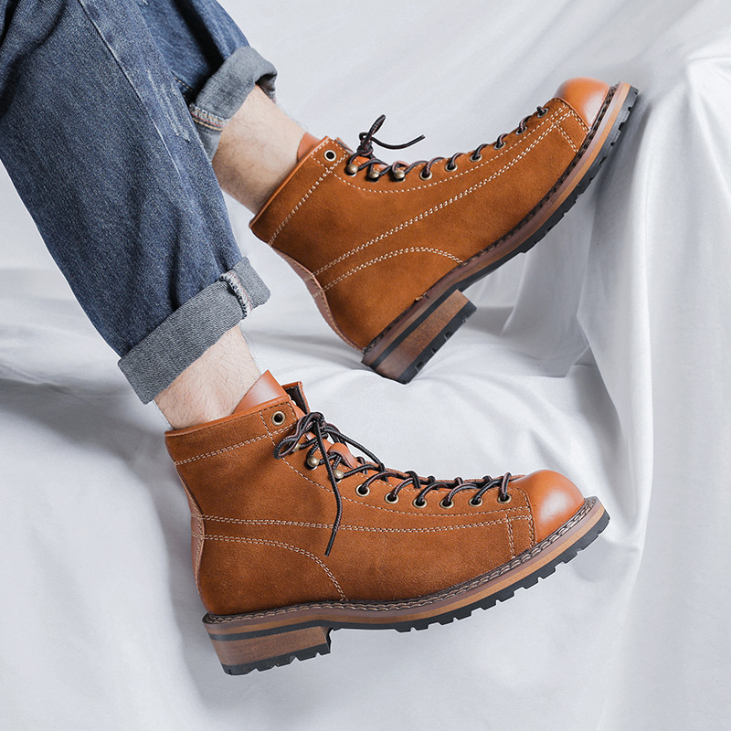 Hiking Shoes Men's Walking Boo - огляд і ціна Chelsea Boots Suede