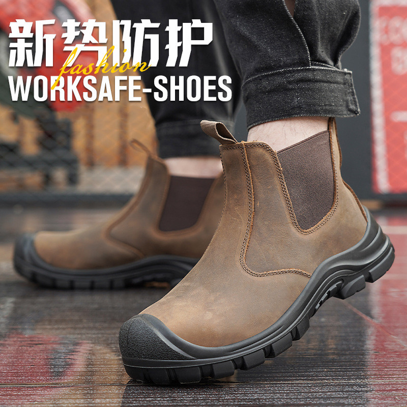 large size men's fashion steel - огляд і ціна Chelsea Boots Suede