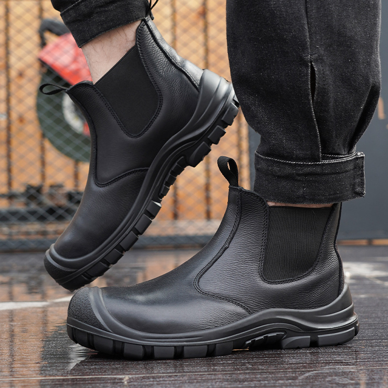 large size men's fashion steel - огляд і ціна Chelsea Boots Suede