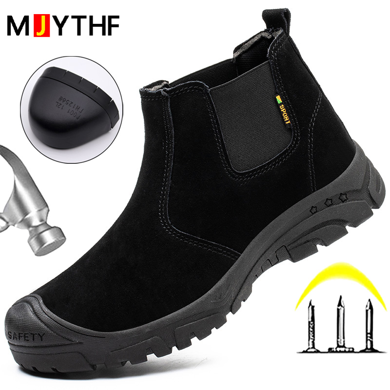 2026 New Men Boots Safety Shoe - огляд і ціна Chelsea Boots Suede