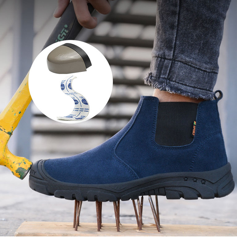 2026 New Men Boots Safety Shoe - огляд і ціна Chelsea Boots Suede