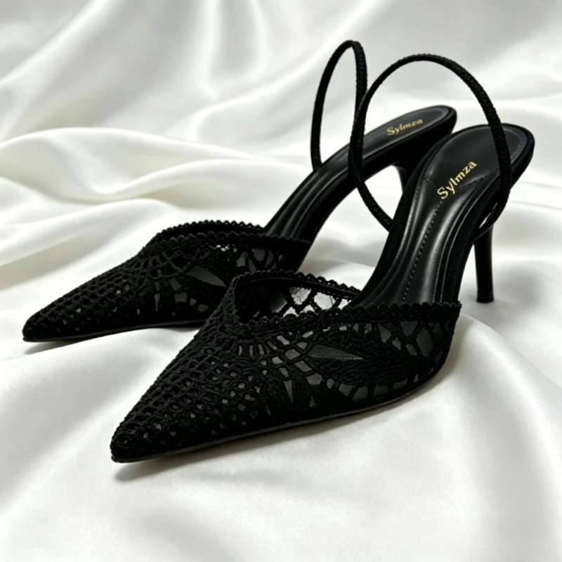 Novely Hollow Woven Design Hee - огляд і ціна Dress Shoe Pointed