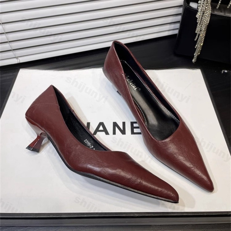 Women's High Heels Patent Leat - огляд і ціна Dress Shoe Pointed