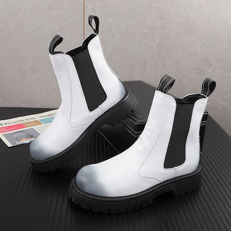 Men Luxury Fashion Genuine Lea - огляд і ціна Chelsea Boots Suede