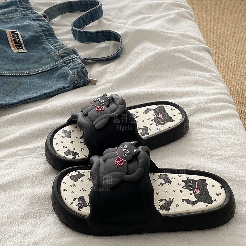Printting Cute Bear Women Slip - огляд і ціна Men Shoes Style