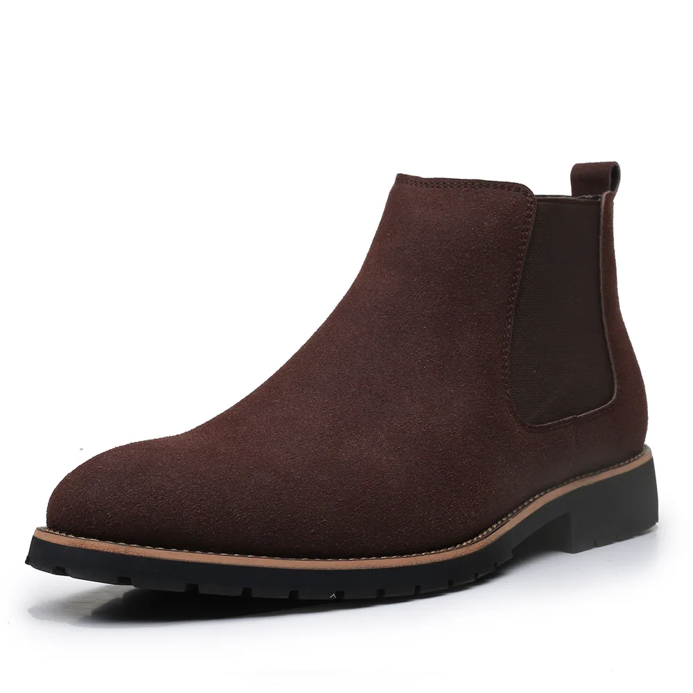 Men Ankle Boots British Style  - огляд і ціна Chelsea Boots Suede