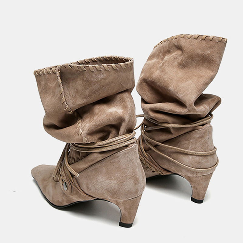 Liyke Autumn Winter Brown Sued - огляд і ціна Chelsea Boots Suede