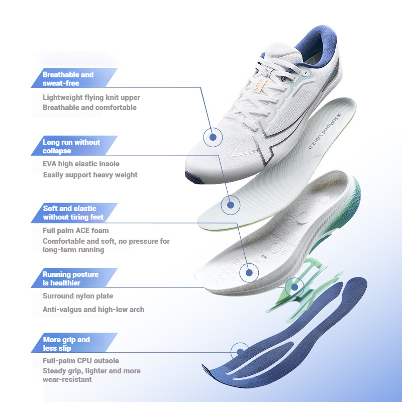 Xtep 2000km Plus Running Shoes - огляд і ціна Men'S Xtep Shoes