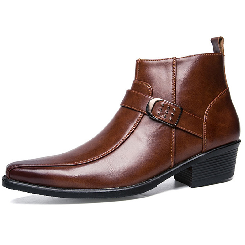 2026 New Men's Retro Cowboy Bo - огляд і ціна Chelsea Boots Suede