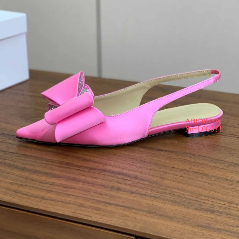 Designer Sexy Silk Pink Low He - огляд і ціна Dress Shoe Pointed
