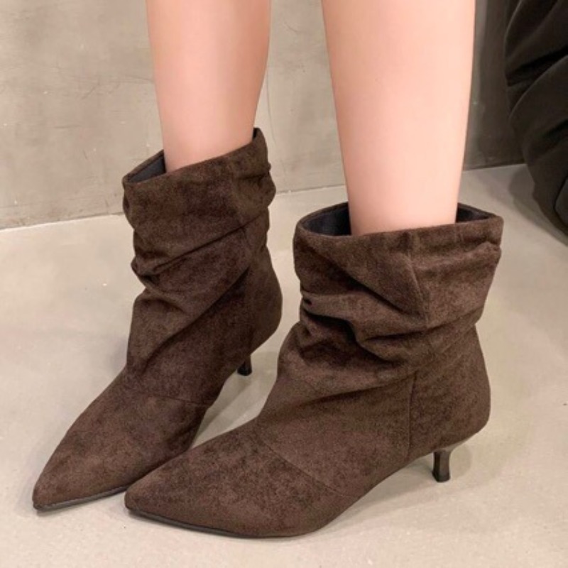 Brown Retro Elegant Designer A - огляд і ціна Chelsea Boots Suede